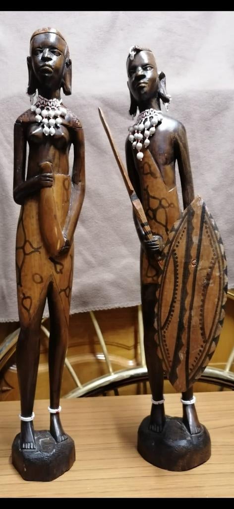 Beelden uit Kenia, Antiek en Kunst, Kunst | Beelden en Houtsnijwerken, Ophalen