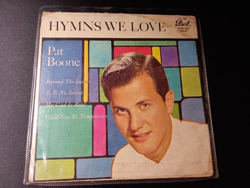 Pat Boone – Hymns We Love - Ep '7, Cd's en Dvd's, Vinyl Singles, Gebruikt, EP, Pop, 7 inch, Ophalen of Verzenden