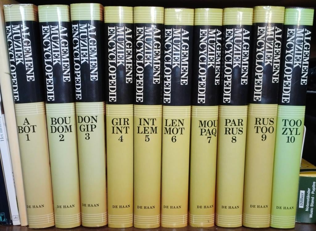Muziekencyclopedie (Algemene), Livres, Musique, Prof Dr. J. Robijns, Miep Zijlstra, Général, Enlèvement, Utilisé