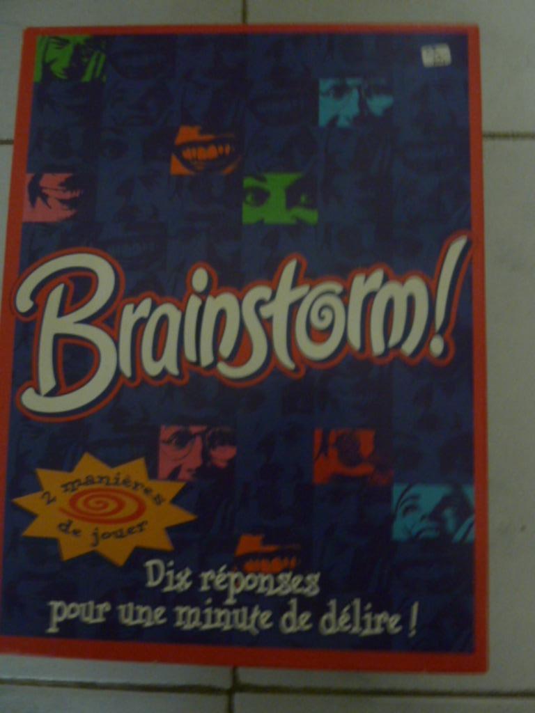 Jeu BRAINSTORM de MB (1998) 15 ans et + - 2 joueurs ou +, Cinq joueurs ou plus, Enlèvement ou Envoi, Comme neuf, MB