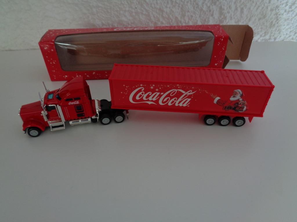 Collection Camion + remorque. Marque: "COCA COLA"., Collections, Marques & Objets publicitaires, Neuf, Autres types, Enlèvement ou Envoi