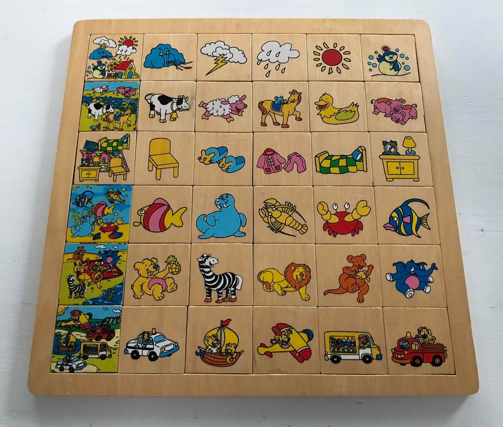 grand puzzle en bois à 6 thèmes, Enlèvement ou Envoi, Neuf, Autres types