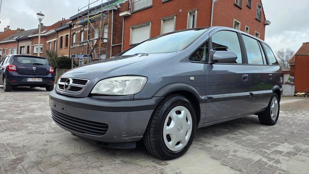Opel Zafira 1.6i 7PL, Auto's, Voorwielaandrijving, 4 cilinders, 7 zetels, 5 deurs