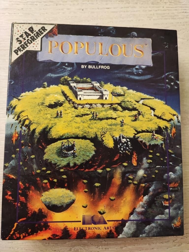 Populous (1989) – Bullfrog – Édition originale COMPLÈTE, Consoles de jeu & Jeux vidéo, Jeux | PC, Enlèvement ou Envoi, 1 joueur