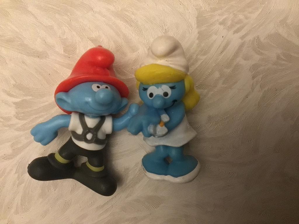 Smurfen figuurtjes beeld smurfen skate tas mok, Ophalen of Verzenden, Smurfin