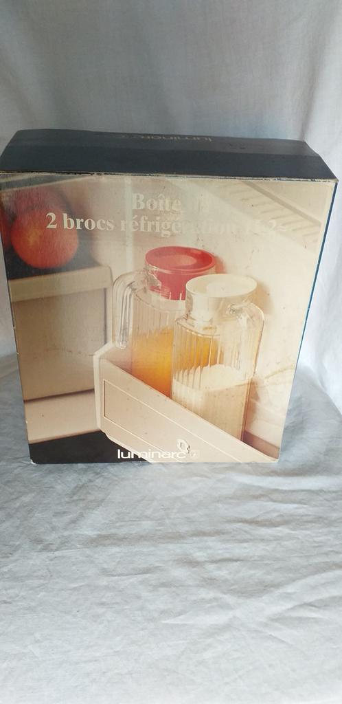 Brocs réfrigération 1,2 L, Antiquités & Art, Antiquités | Verre & Cristal, Enlèvement ou Envoi