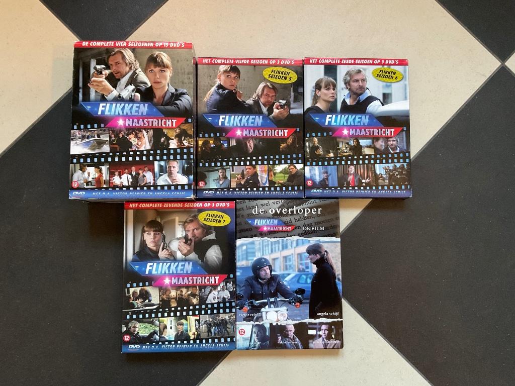 DVD’s Flikken Maastricht seizoen 1 t/m 7 + de overloper, Cd's en Dvd's, Ophalen of Verzenden, Zo goed als nieuw