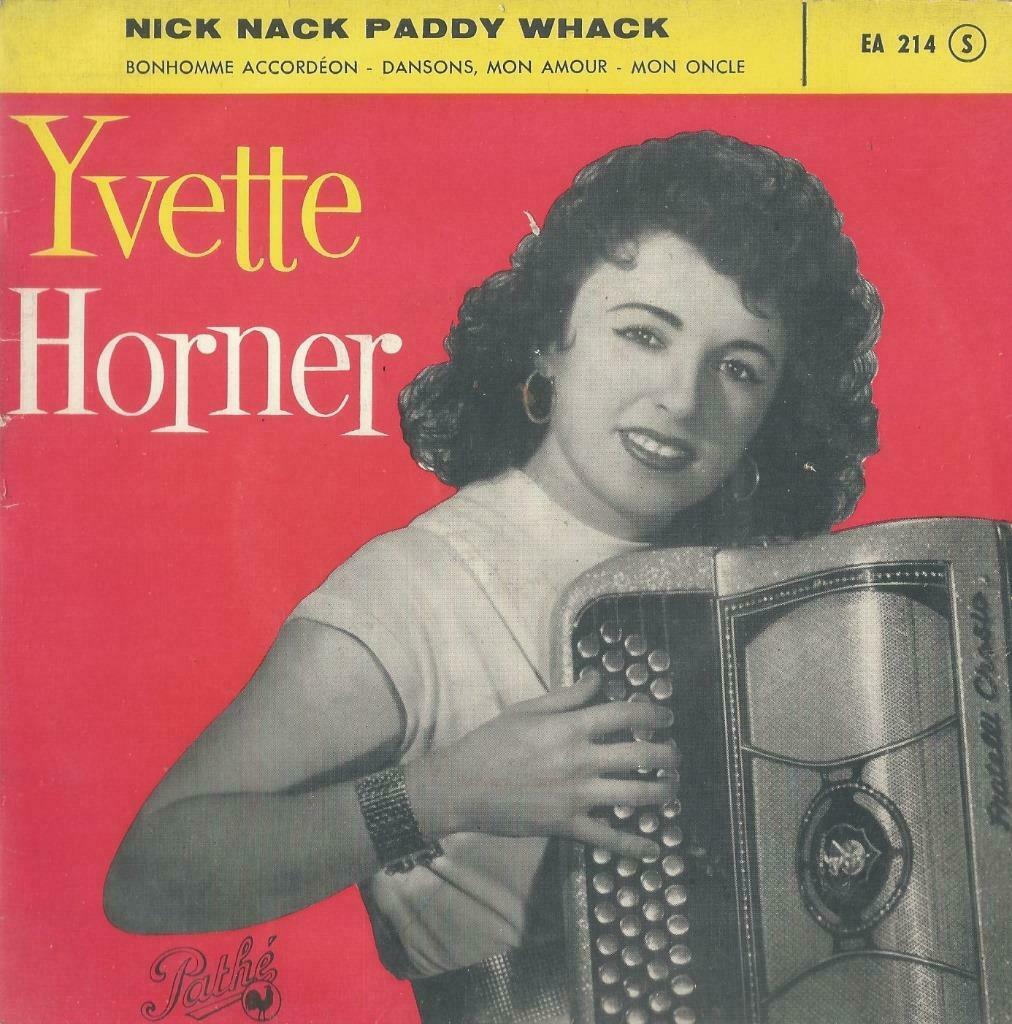Yvette Horner – Nick nack paddy whack / Mon oncle + 2 – EP, CD & DVD, Vinyles Singles, Utilisé, EP, Pop, 7 pouces, Enlèvement ou Envoi