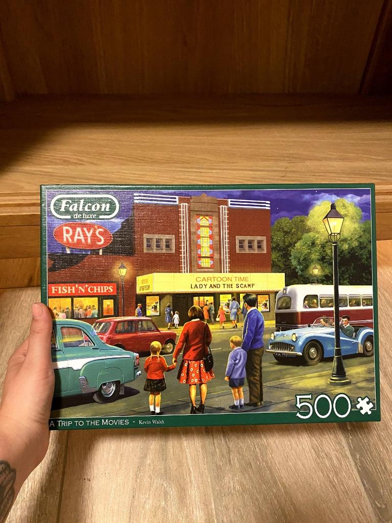 Puzzel 500 stuks Falcon de luxe nieuwstaat, Hobby en Vrije tijd, Ophalen of Verzenden, 500 t/m 1500 stukjes, Zo goed als nieuw