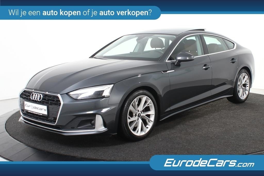 Audi A5 Sportback 35 TFSi, Cuir, Argent ou Gris, Entreprise, Entretenue par le concessionnaire