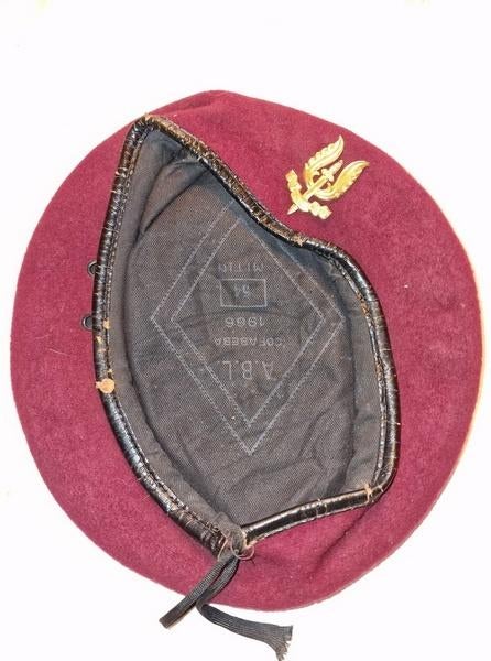 1 ste Para baret, Verzamelen, Ophalen of Verzenden, Landmacht, Helm of Baret