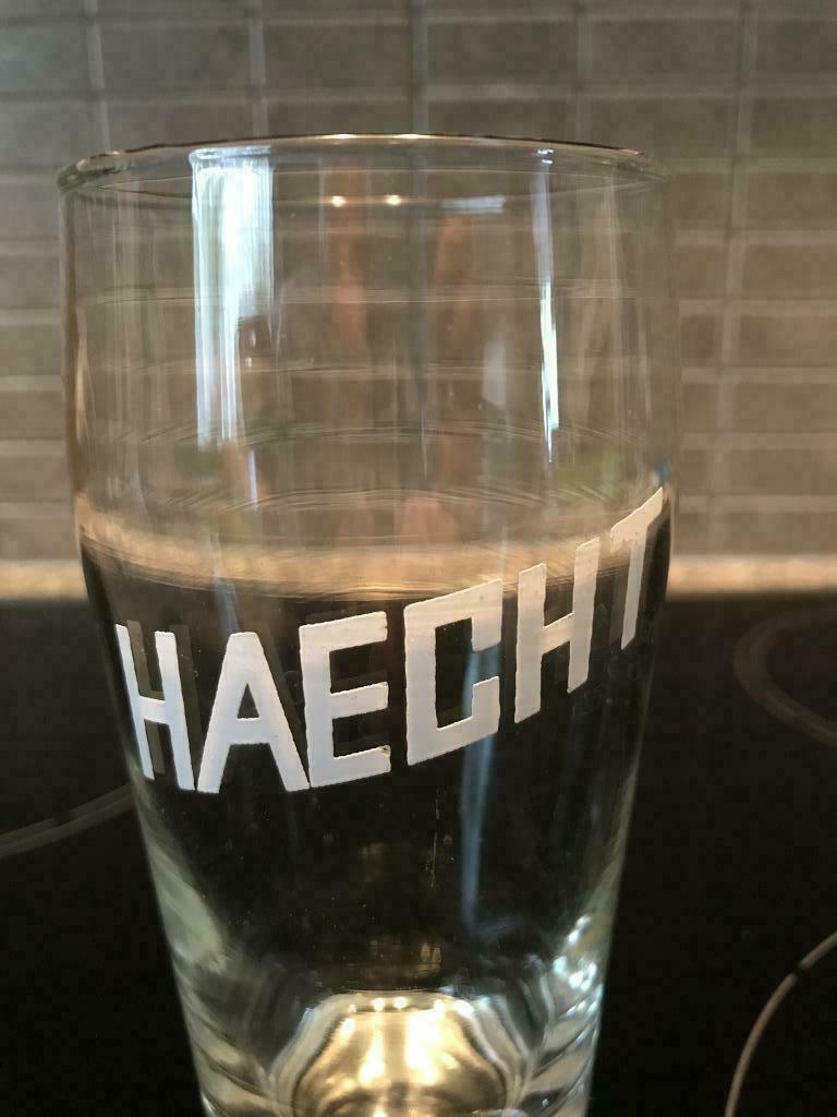Verre à bière Haecht, Collections, Enlèvement ou Envoi, Comme neuf, Verre ou Verres, Autres marques