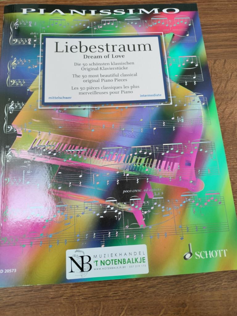 Pianoboek liebestraum nieuw, Boeken, Muziek, Verzenden, Nieuw, Instrument