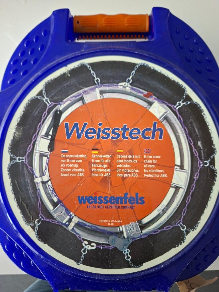 Sneeuwkettingset Weissenfels Weisstech 9mm, Auto diversen, Sneeuwkettingen, Ophalen, Zo goed als nieuw