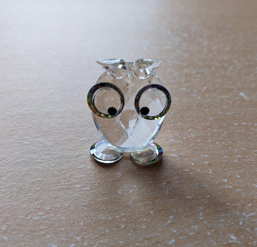 Kleine uil uit kristal, Antiek en Kunst, Ophalen of Verzenden