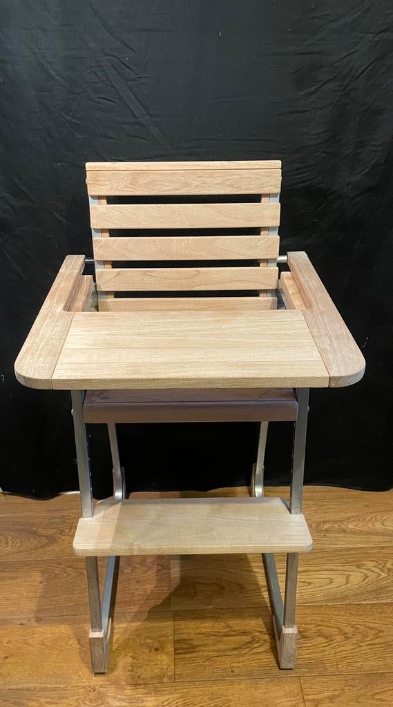 Chaise haute évolutive en bois  Childhome, Enlèvement, Comme neuf, Chaise évolutive, Coulissant
