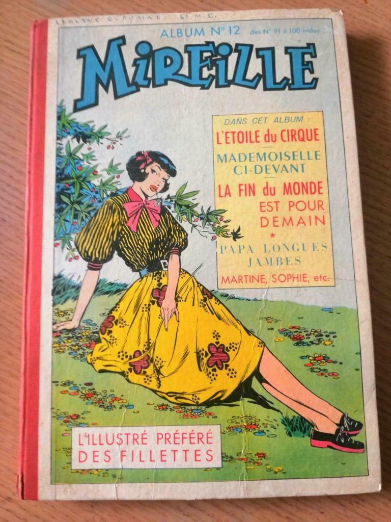 Album MIREILLE n12 album relier 1955 du n 91 à 100 inclus, Livres, BD, Enlèvement ou Envoi, Utilisé