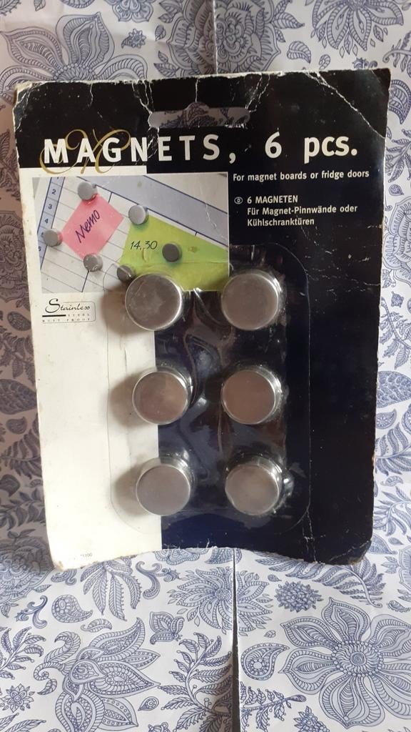6 magnets aimant pour tableu d'affichage magnétique, Divers, Enlèvement ou Envoi, Neuf