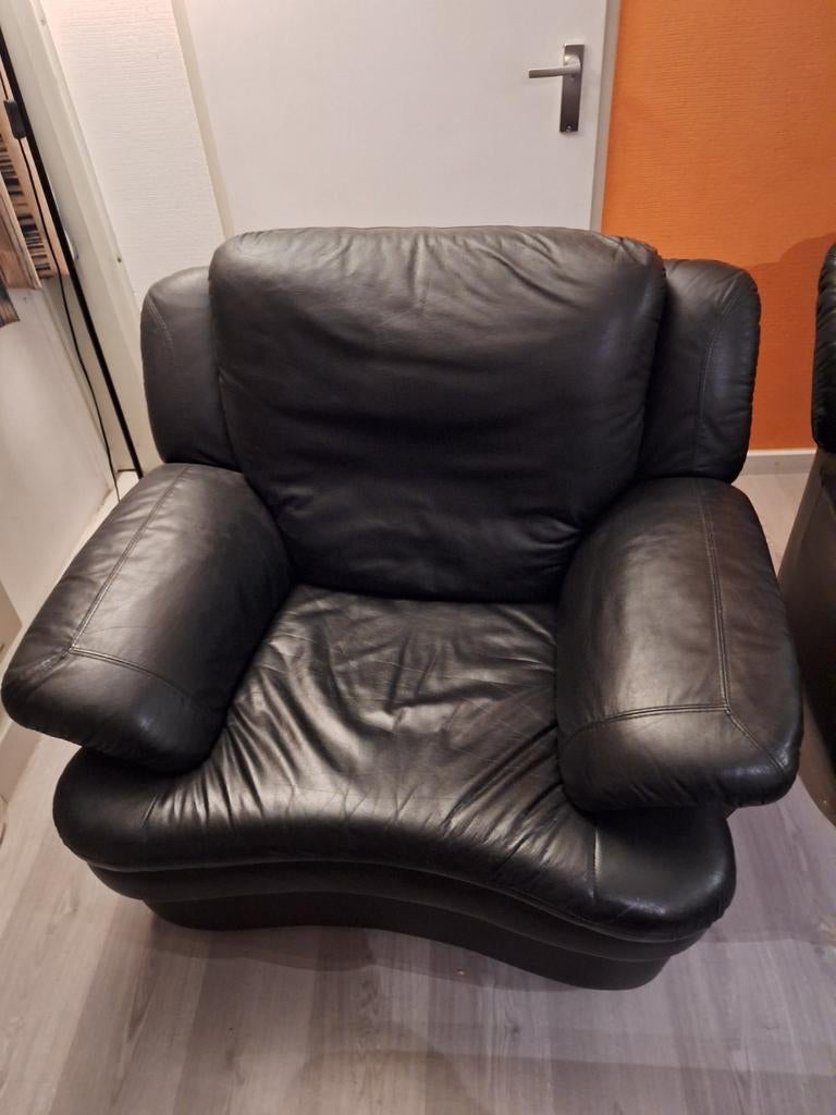 Relaxzetel, Huis en Inrichting, Fauteuils, Ophalen, Gebruikt, Leer