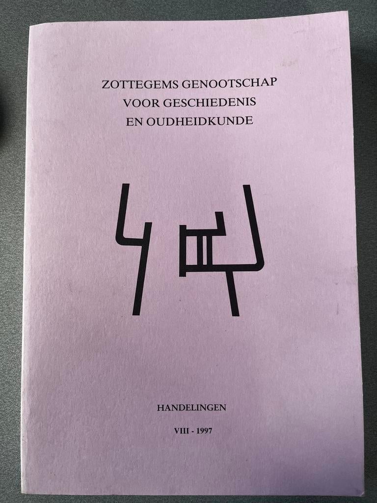 Handelingen 8 van het Zottegems Genootschap 1997, Ophalen of Verzenden, Nieuw