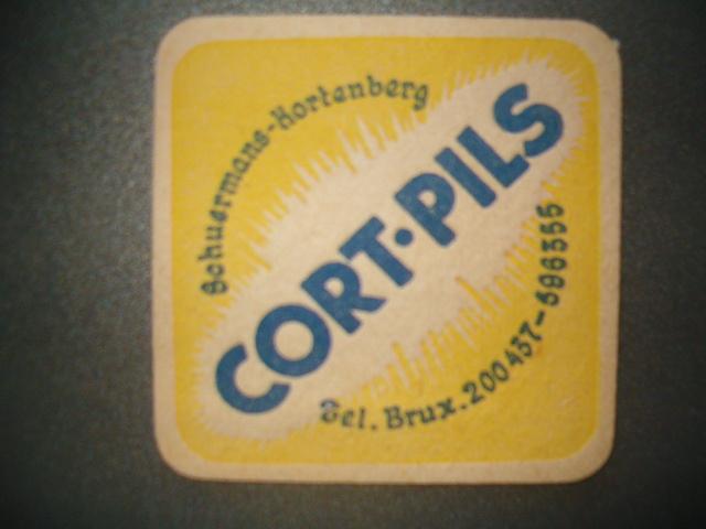 Schurmans Kortenberg 5 : 82 x 82 mm, Verzamelen, Biermerken, Ophalen of Verzenden, Gebruikt, Viltje(s)
