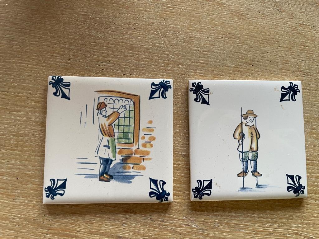 KLM tegeltjes, Antiek en Kunst, Ophalen of Verzenden