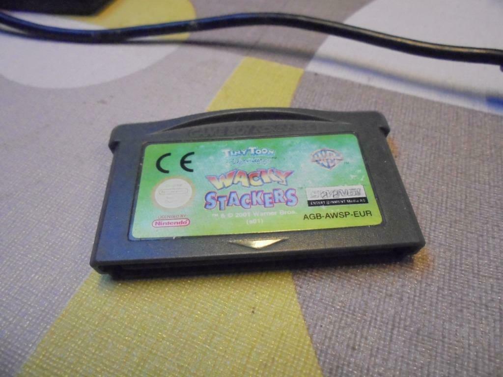 Game boy advance Tiny Toon Wacky Stackers (orig), Games en Spelcomputers, Games | Nintendo Game Boy, Gebruikt, Ophalen of Verzenden