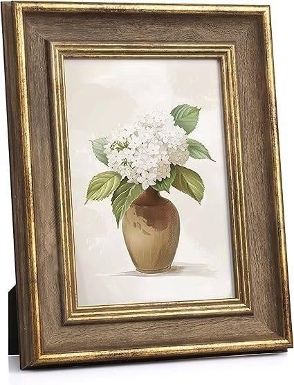 gouden houten fotolijst | 13 x 18 cm | GRATIS LEVERING