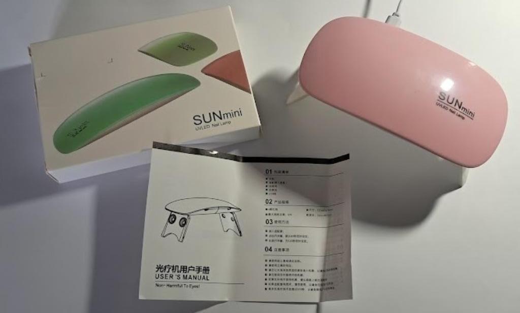 🎁 lampe UV/LED 6W voyage, vernis à ongles rouge, bordeaux, Bijoux, Sacs & Beauté, Envoi, Utilisé, Rouge, Mains et Ongles