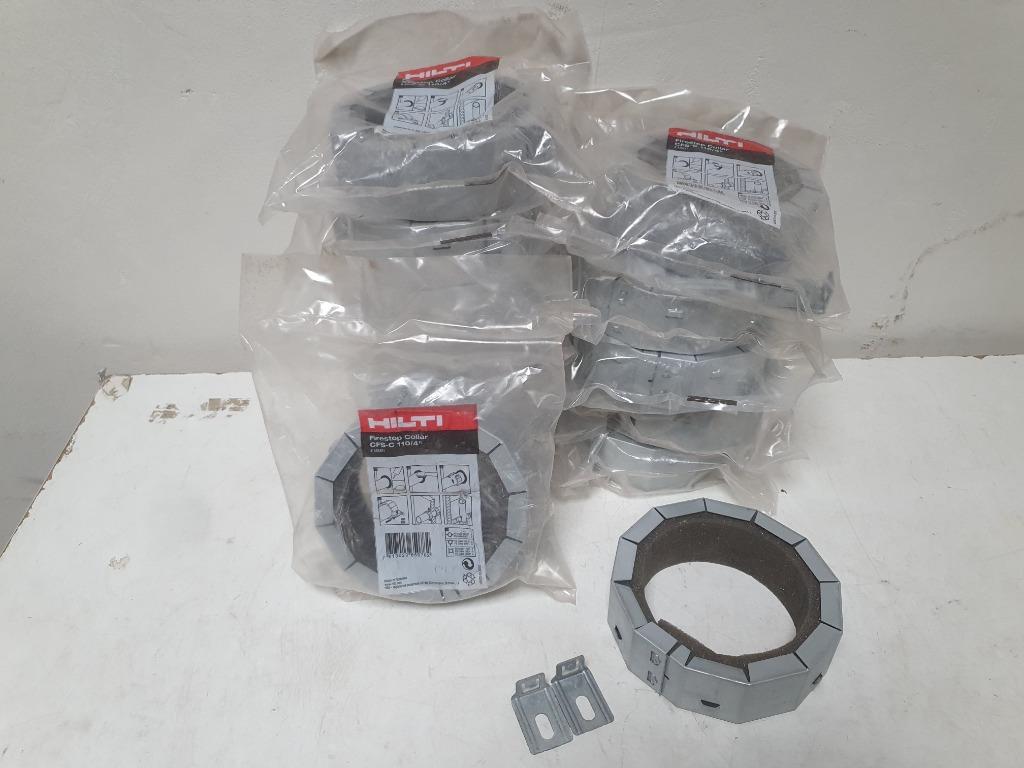 hilti firestop colar cfs c 110/4" (12 Stuks) Nieuw, Enlèvement ou Envoi, Neuf, PVC, Buse droite