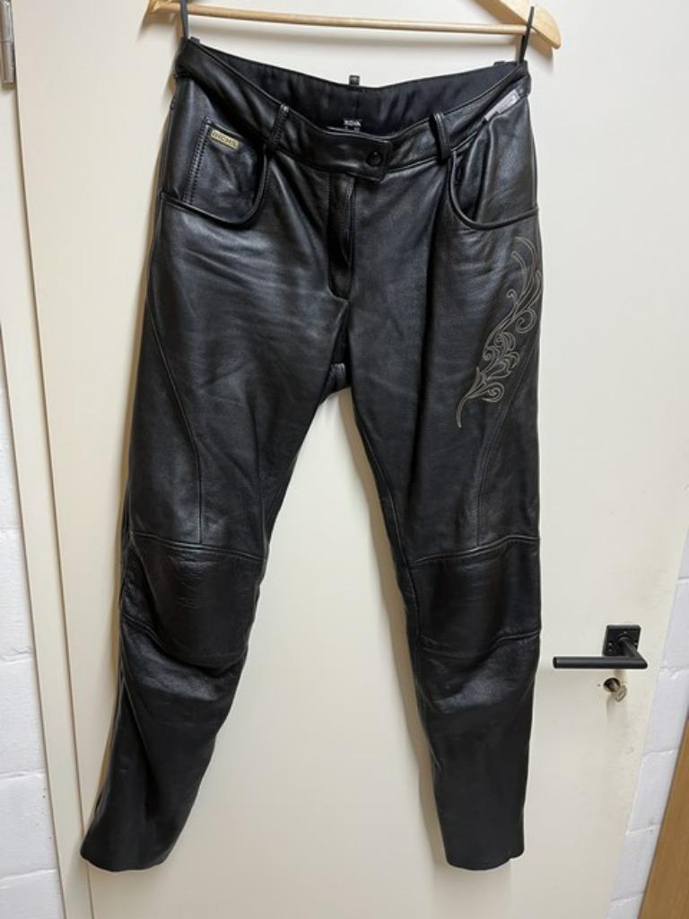 Lederen motorbroek Richa dames D42/UK14, Seconde main, Enlèvement ou Envoi, Femmes, Richa