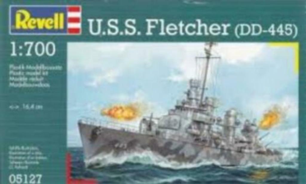 REVELL  05127 U.S.S. FLETCHER (DD-445) échelle 1/700, Hobby & Loisirs créatifs, Modélisme | Bateaux & Navires, Enlèvement ou Envoi