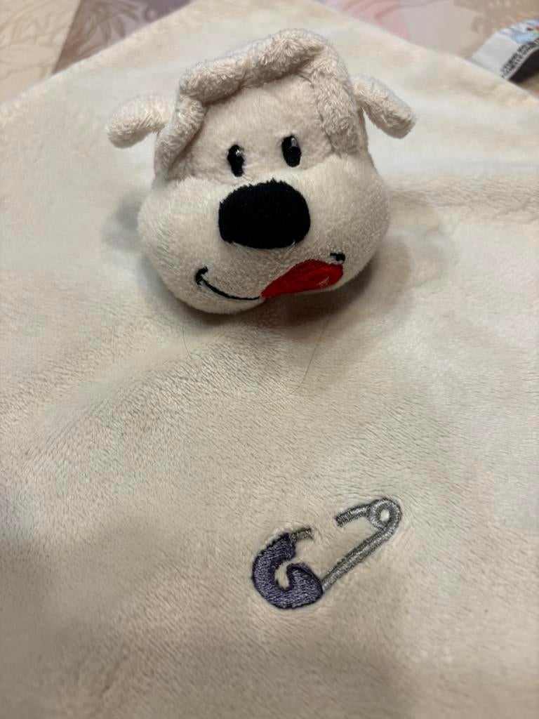 Samson baby knuffeldoekje,studio 100., Ophalen of Verzenden, Zo goed als nieuw, Hond