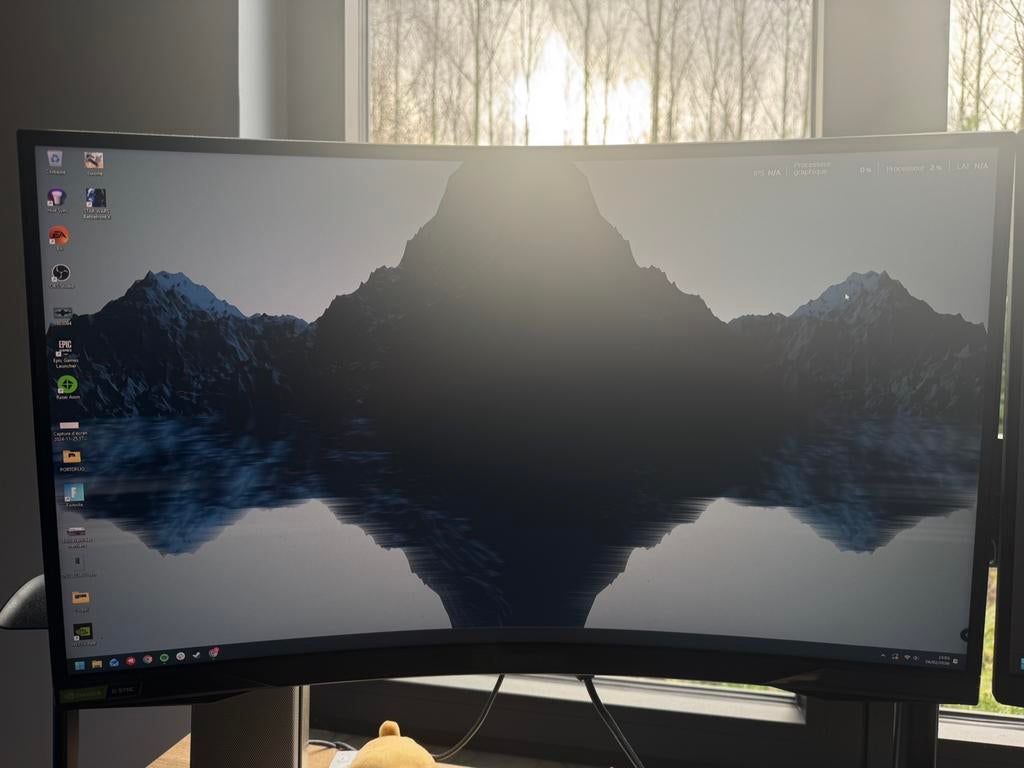 Ecran gamer samsung g7 27’´, Ophalen, Zo goed als nieuw, Samsung