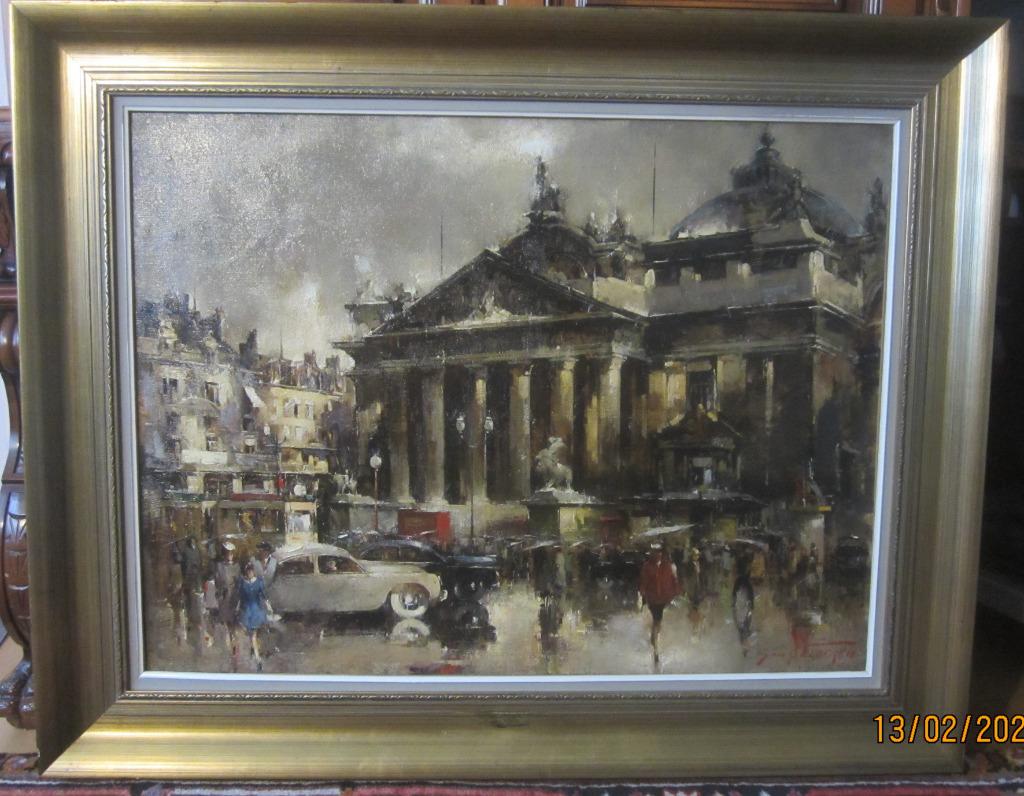 "Beursgebouw Brussel" - Simon Van Gelderen, Enlèvement