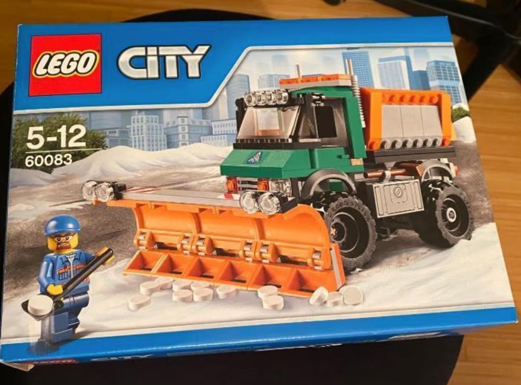 LEGO City Sneeuwtruck - 60083, Kinderen en Baby's, Speelgoed | Duplo en Lego, Zo goed als nieuw, Lego, Complete set, Ophalen of Verzenden