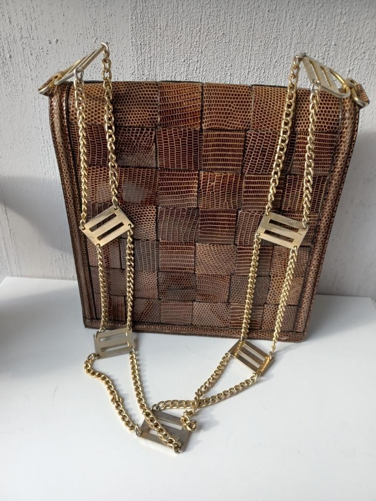 Handtas Zenith  Italy vintage cluth, Ophalen of Verzenden, Zo goed als nieuw, Handtas