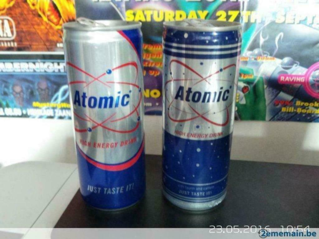 Canette Atomic High Energy Drink, Ophalen of Verzenden, Gebruikt, Overige typen