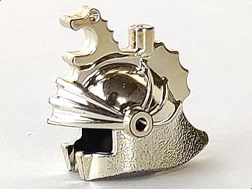 Lego Headgear Helmet Castle with Dragon Crown Top / 421-FP, Ophalen of Verzenden, Zo goed als nieuw, Losse stenen, Lego