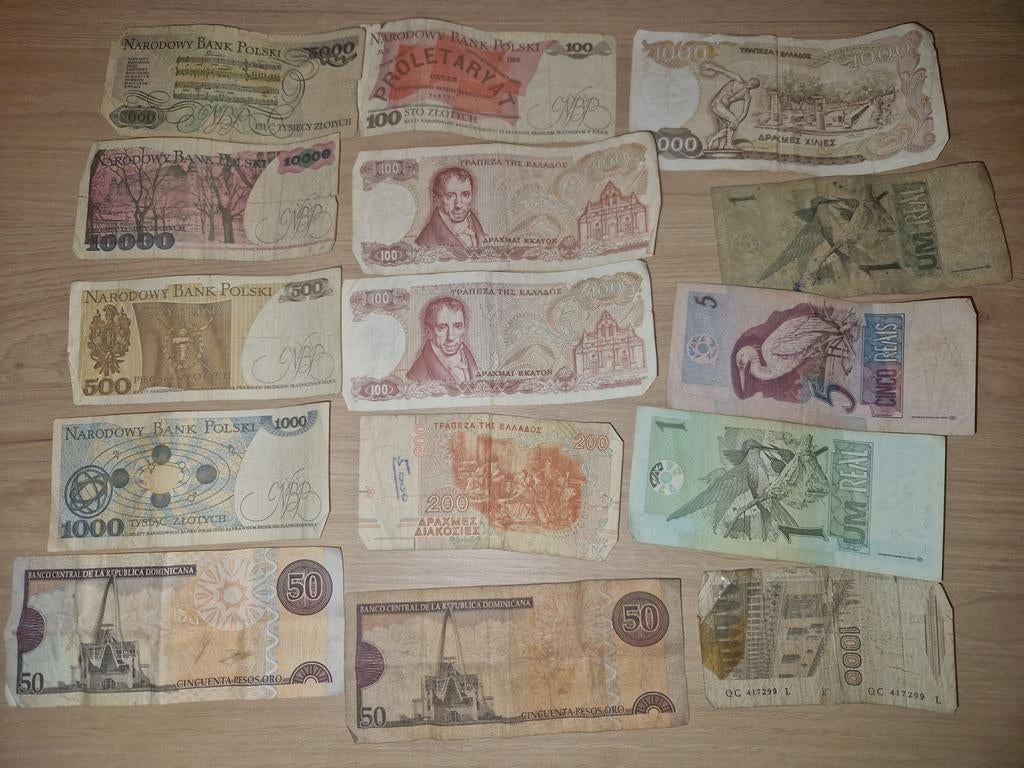 Lot de billets, Timbres & Monnaies, Monnaies & Billets de banque | Collections, Enlèvement ou Envoi, Billets de banque