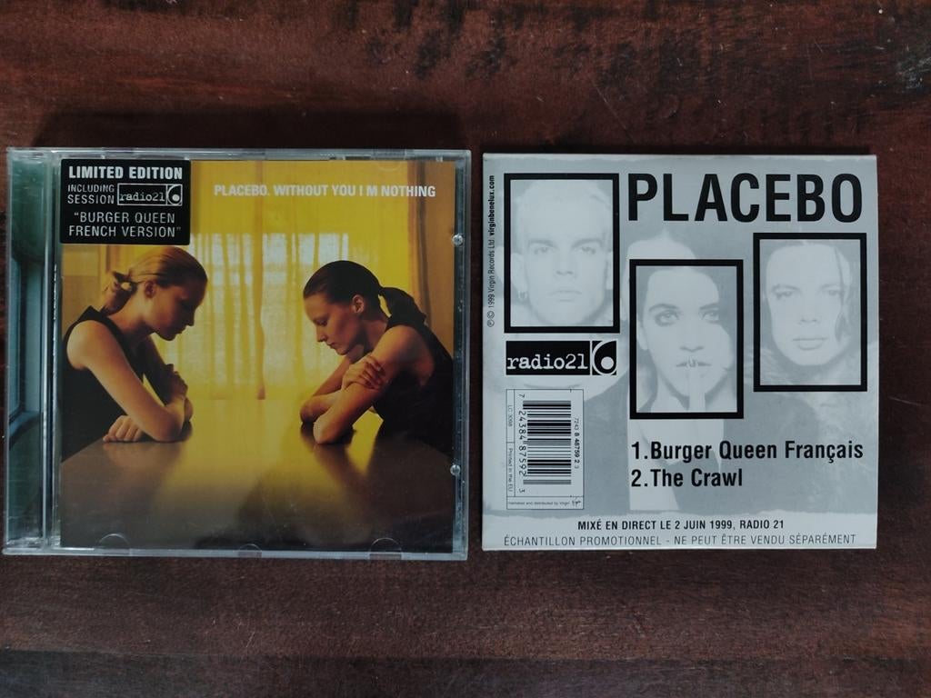 Édition limitée à 2 CD : PLACEBO - WITHOUT YOU I'M NOTHING +, CD & DVD, Enlèvement ou Envoi, Comme neuf