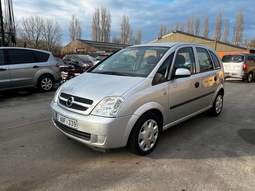 OPEL MERIVA 1.6 BENZINE MET AIRCO VAN 2005, Auto's, Voorwielaandrijving, Zwart, Handgeschakeld, Meriva