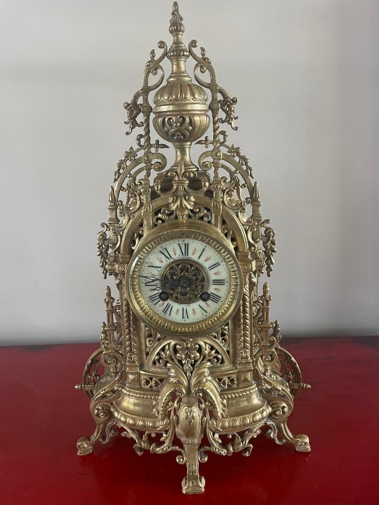 Louis XVI Parijse haardklok, Antiek en Kunst, Antiek | Klokken, Ophalen of Verzenden