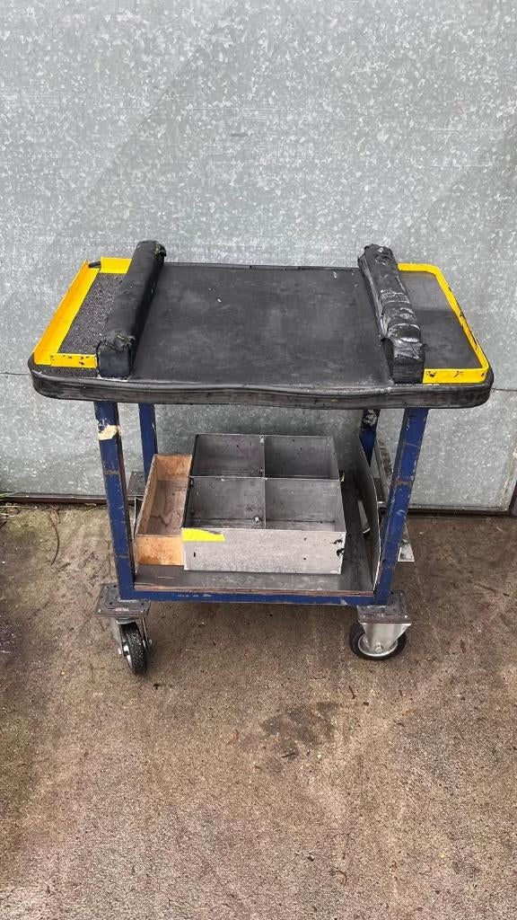 magazijn plateau werkkar, transportkar, oprderpickkar, Ophalen