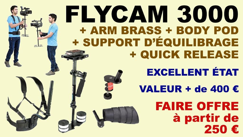FLYCAM 3000 + ACCESSOIRES, Enlèvement, Comme neuf