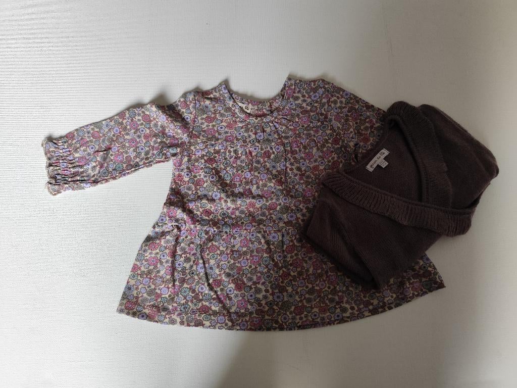 kleedje + gilet: Grain de Blé: 6 maand, Grain de Blé, Meisje, Nieuw, Ophalen of Verzenden
