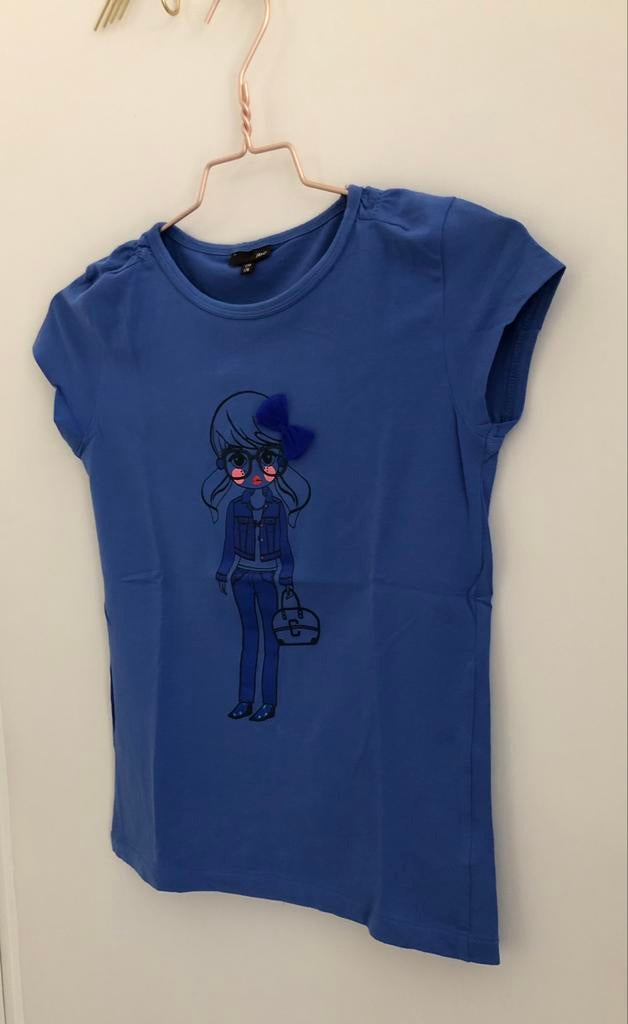 t-shirt bleu JBC 170 176 pour fille, Enlèvement ou Envoi, Chemise ou À manches longues, JBC, Comme neuf