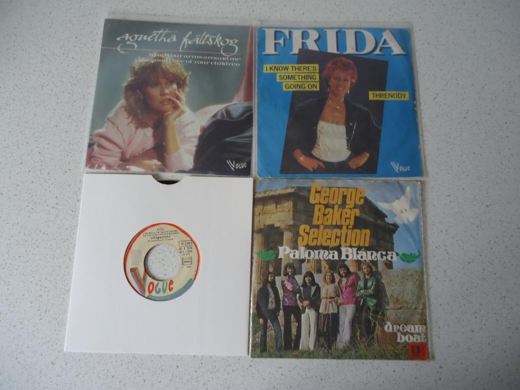 Part 172 - 4 Singeltjes van "Abba, Agnetta Fàltskog, Frida", Gebruikt, 7 inch, Single, Ophalen of Verzenden