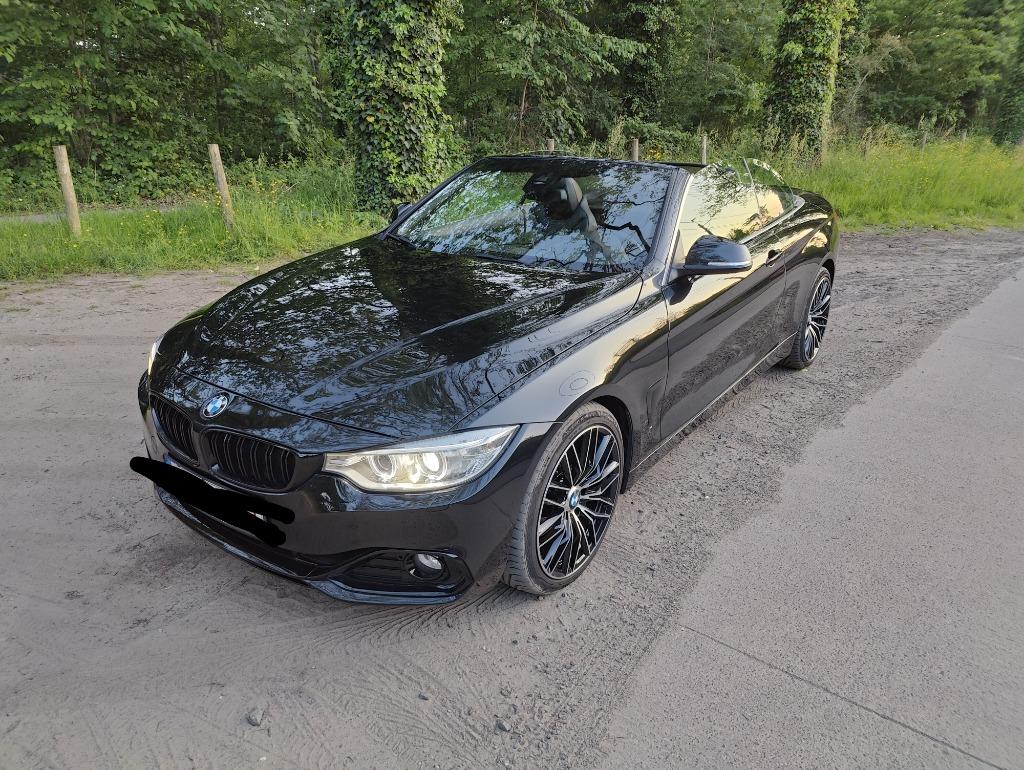 BMW 430d cabrio, Auto's, Automaat, 4 zetels, Achterwielaandrijving, Zwart