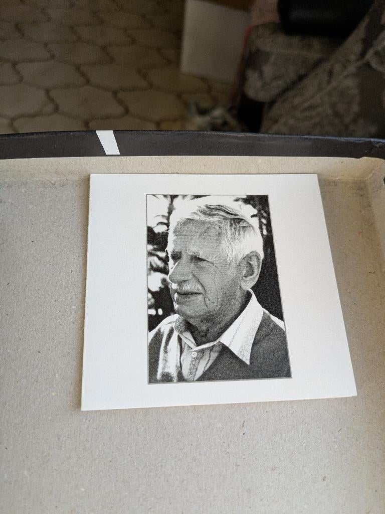 Dp François Roels, Enlèvement ou Envoi, Image pieuse